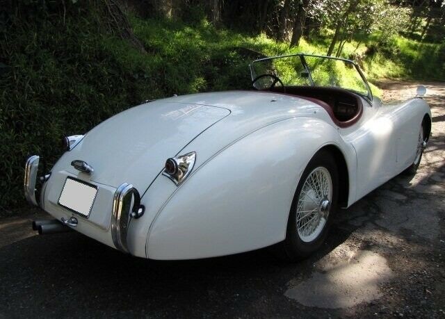 1952 White Jaguar XK Convertible