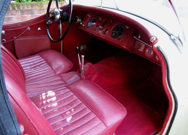 1952 White Jaguar XK Convertible