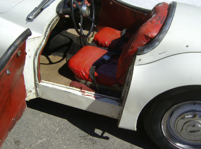 1952 White Jaguar XK Roadster Convertible