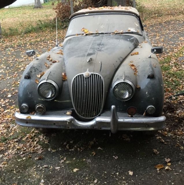 1955 Green Jaguar XK Convertible