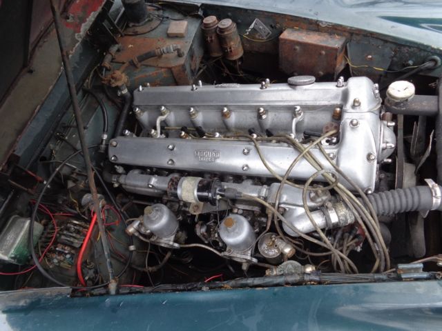 1955 Green Jaguar XK Convertible