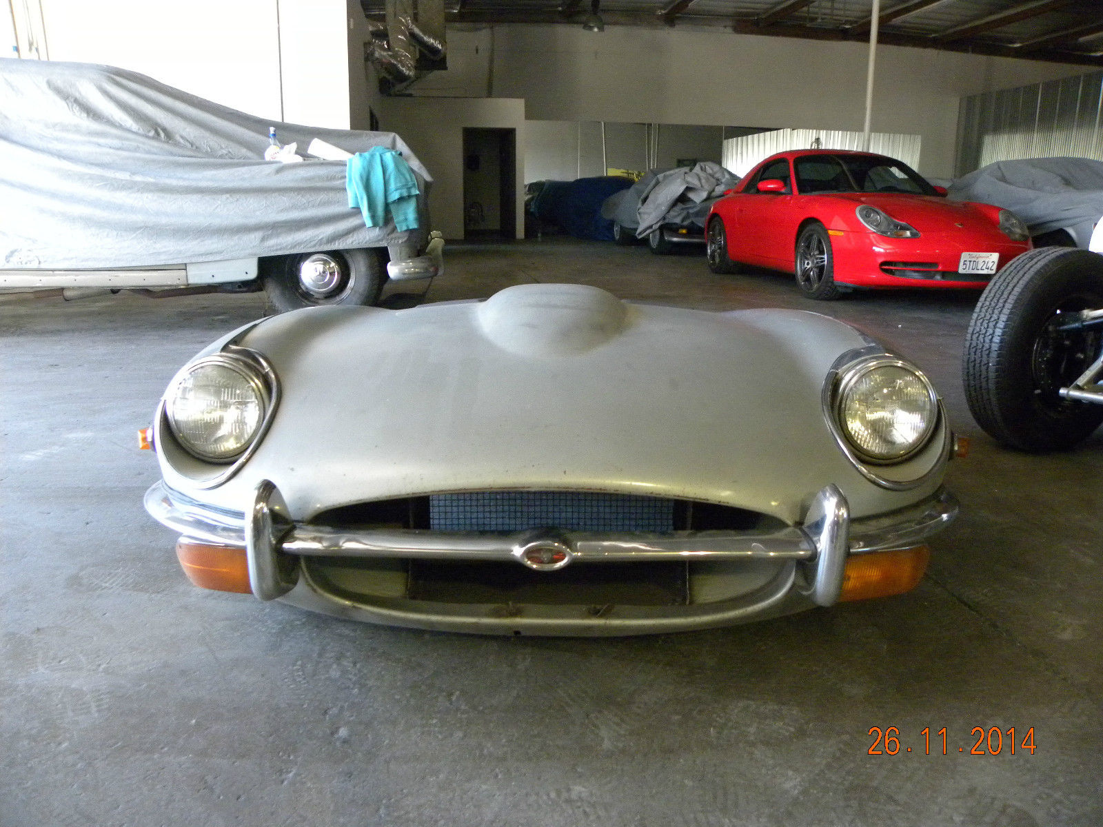1969 Silver Jaguar E-Type