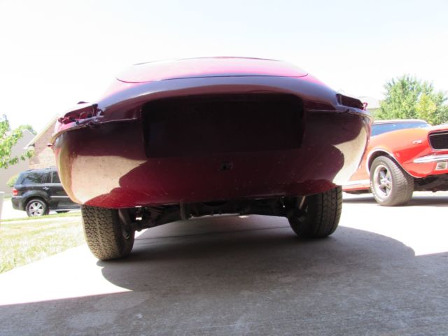 1967 Burgundy Jaguar E-Type Coupe