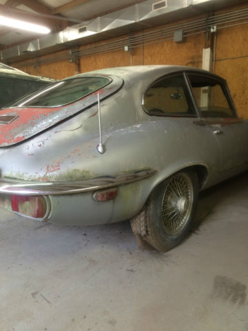 1973 SILVER Jaguar E-Type 2+2