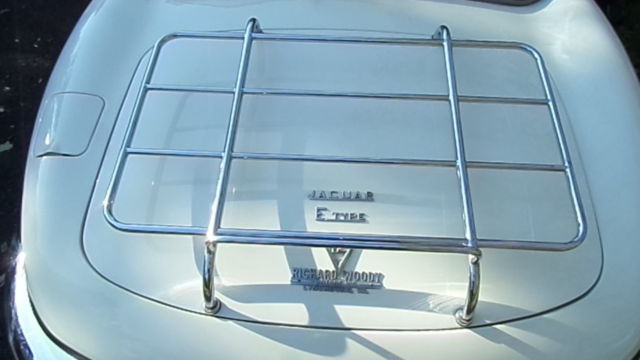 1974 White Jaguar E-Type Convertible