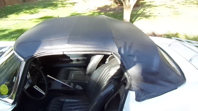 1974 White Jaguar E-Type Convertible