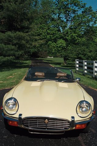 1969 Black Jaguar E-Type Convertible