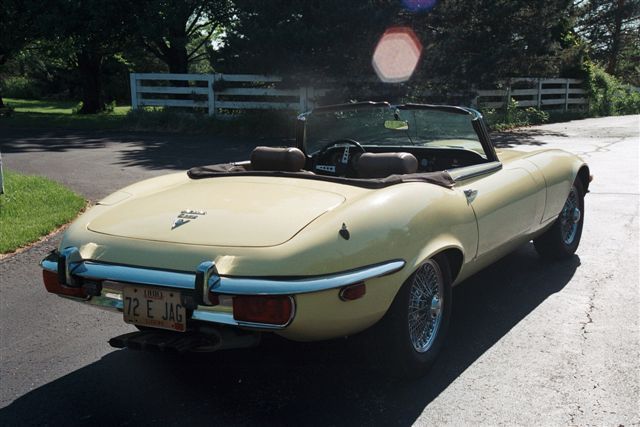 1969 Black Jaguar E-Type Convertible
