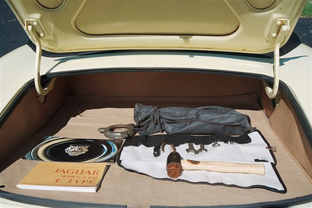 1969 Black Jaguar E-Type Convertible