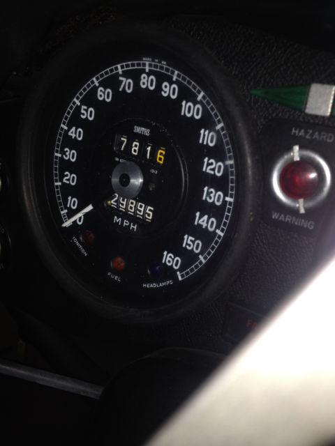 1969 Black Jaguar E-Type Convertible