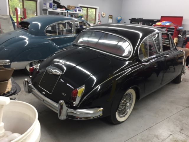 1962 Black Jaguar Mark 2 4 door sedan