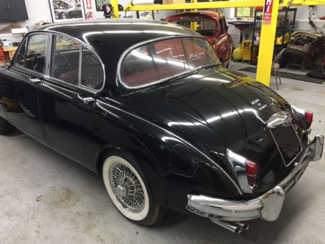 1962 Black Jaguar Mark 2 4 door sedan