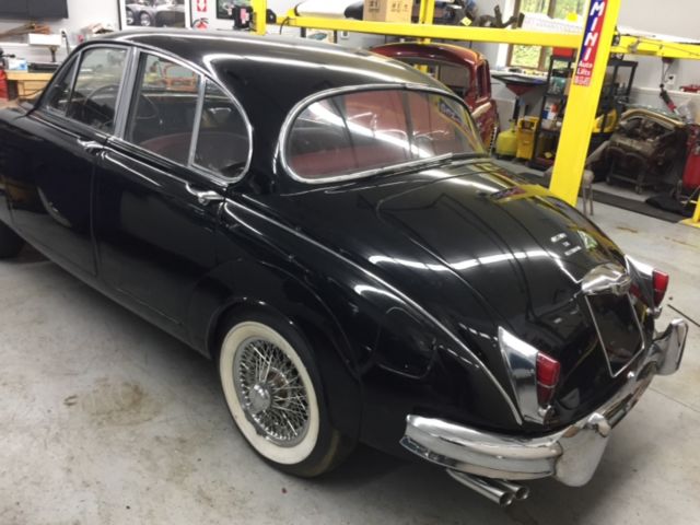 1962 Black Jaguar Mark 2 4 door sedan