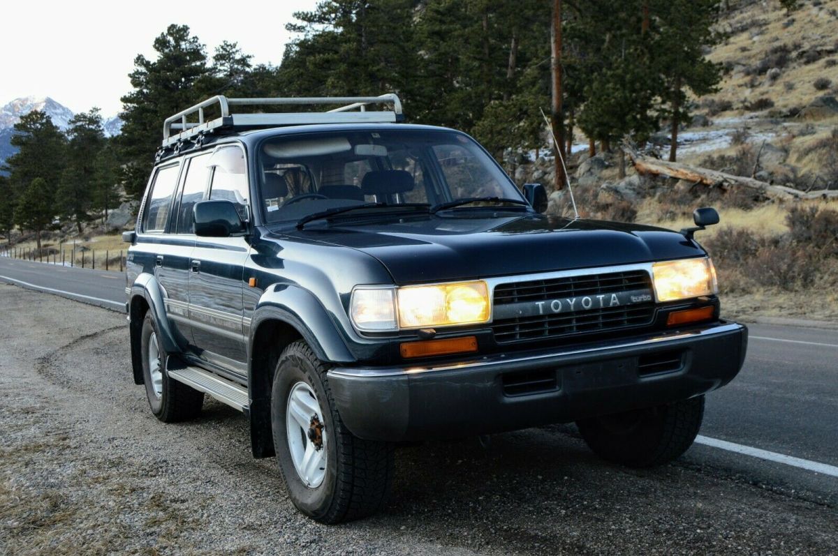 1993 Green Toyota Land Cruiser SUV