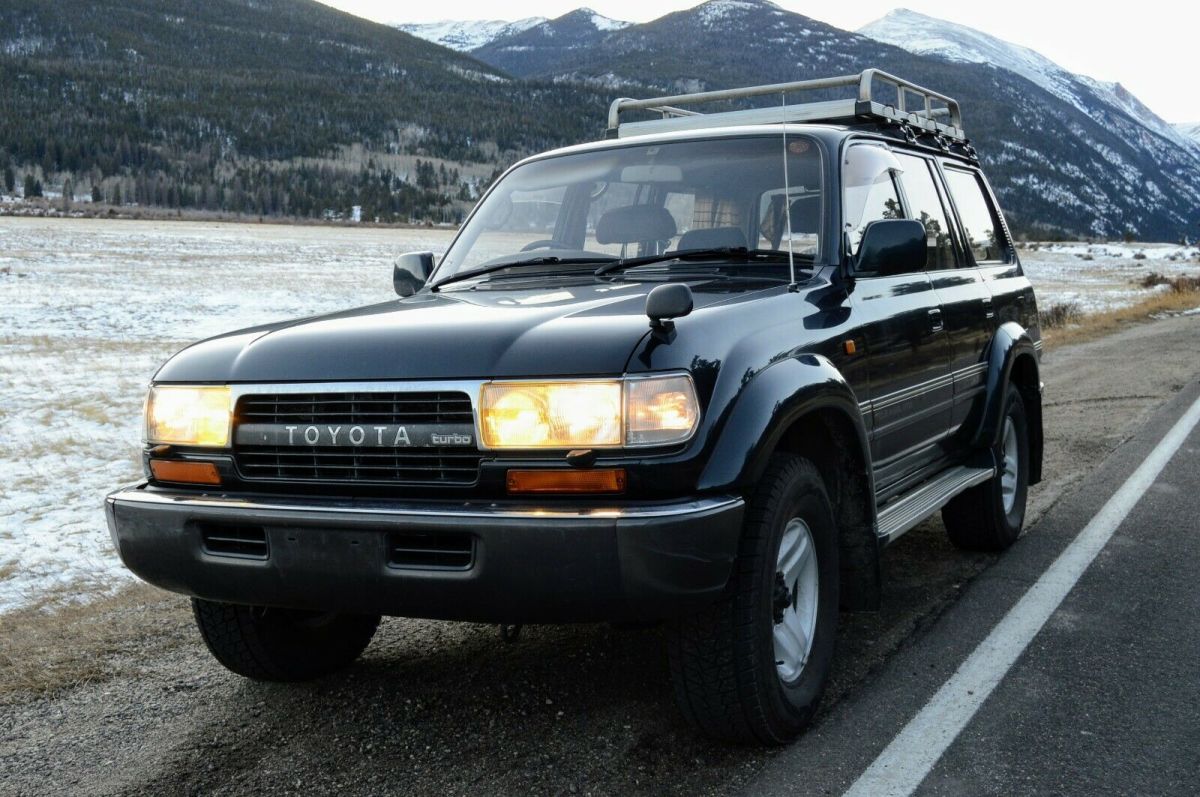 1993 Green Toyota Land Cruiser SUV