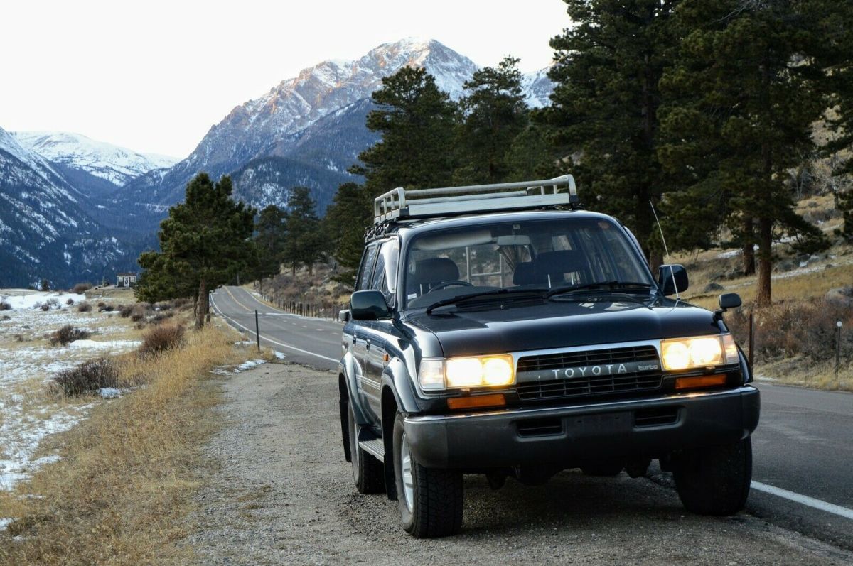 1993 Green Toyota Land Cruiser SUV