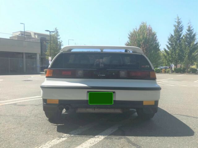 1990 White Honda CRX Hatchback