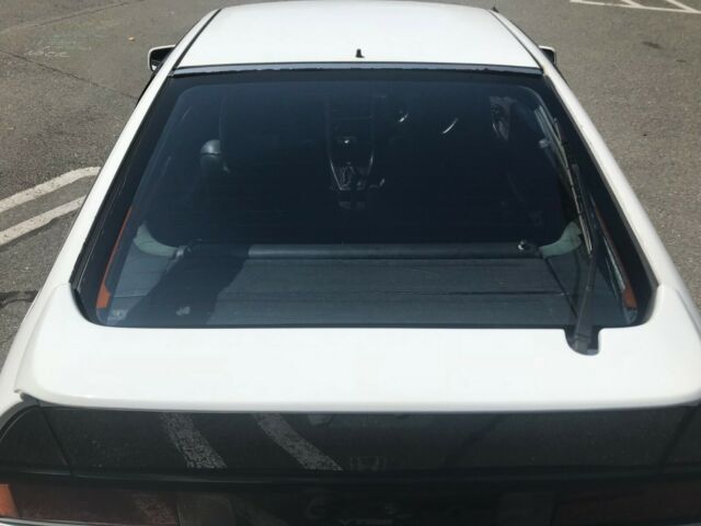 1990 White Honda CRX Hatchback