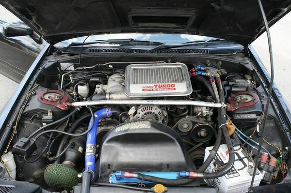 1990 Black Mazda RX-7 Coupe