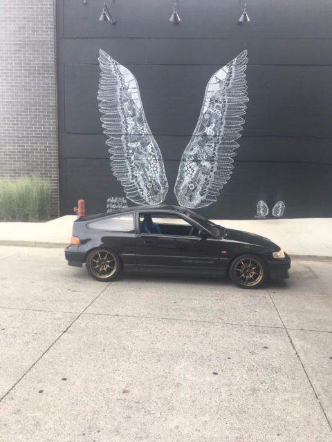 1988 Black Honda CRX Hatchback