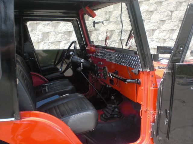 1978 Red Jeep CJ SUV