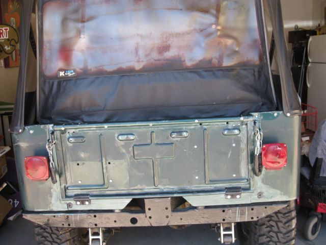 1952 british race car green Willys Custom jeep