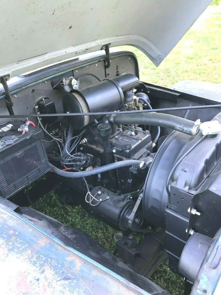 1949 Blue Willys Convertible