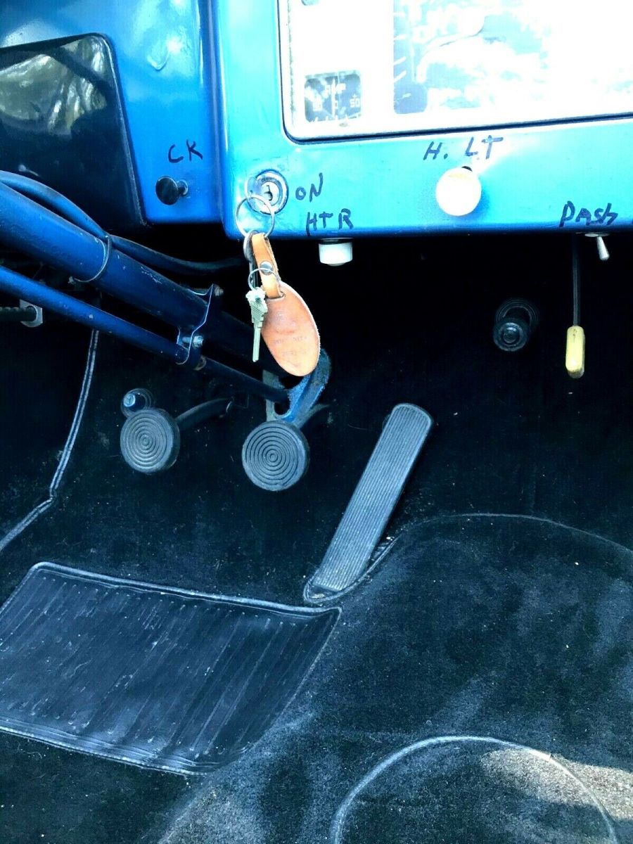 1949 Blue Willys Convertible