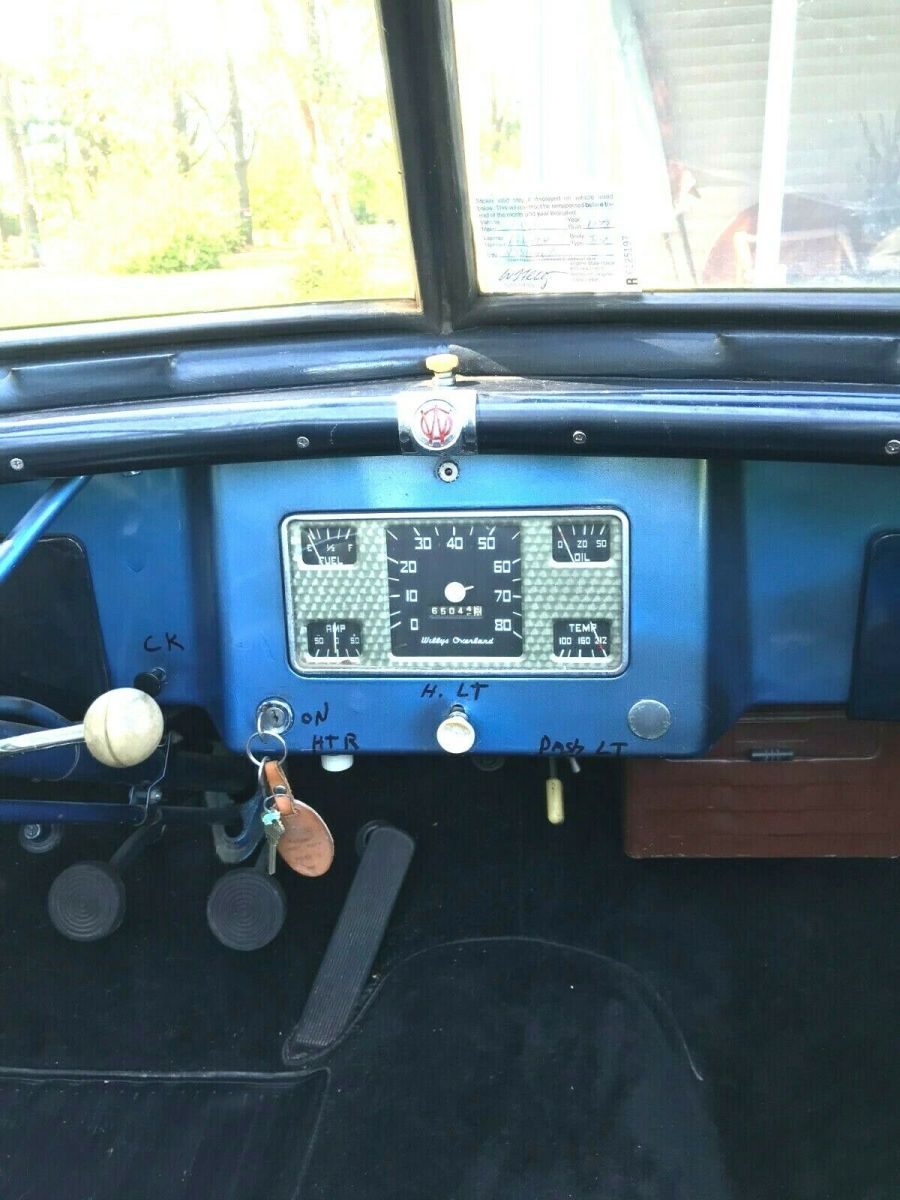 1949 Blue Willys Convertible