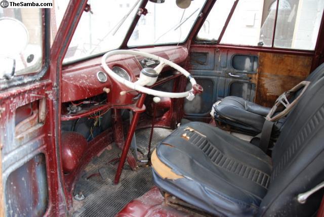 1961 red Volkswagen Bus/Vanagon