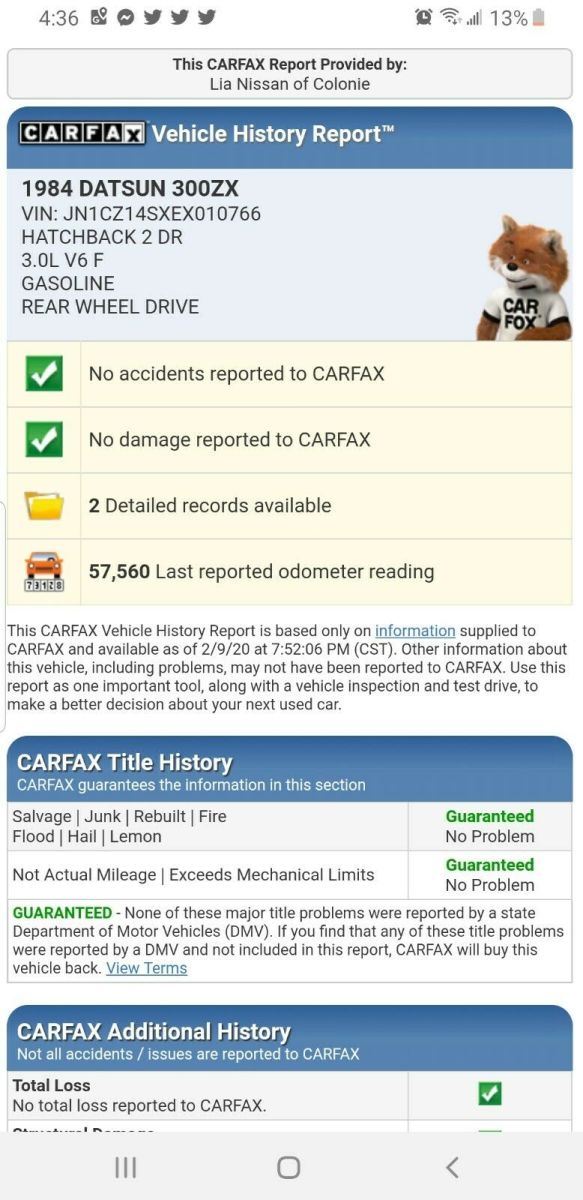 1984 Red Nissan 300ZX Coupe