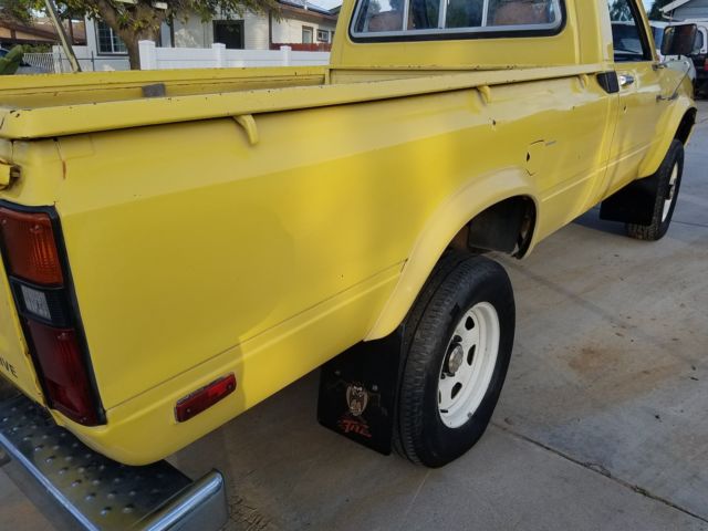 1981 Yellow Toyota Other Pick up