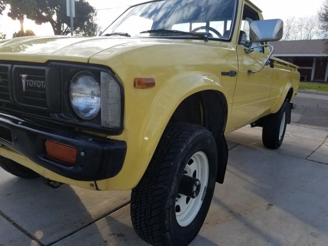 1981 Yellow Toyota Other Pick up