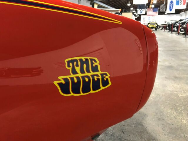 1969 Carousel Red Pontiac GTO Coupe