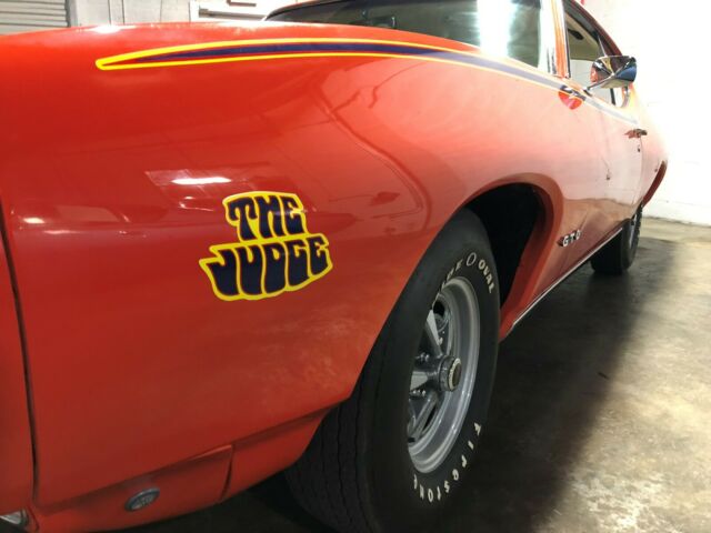 1969 Carousel Red Pontiac GTO Coupe