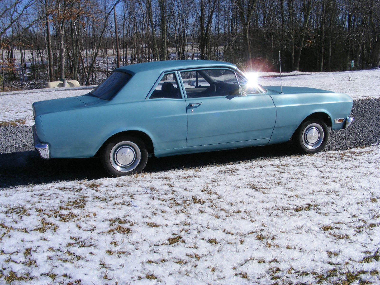 1968 Teal Ford Falcon Coupe