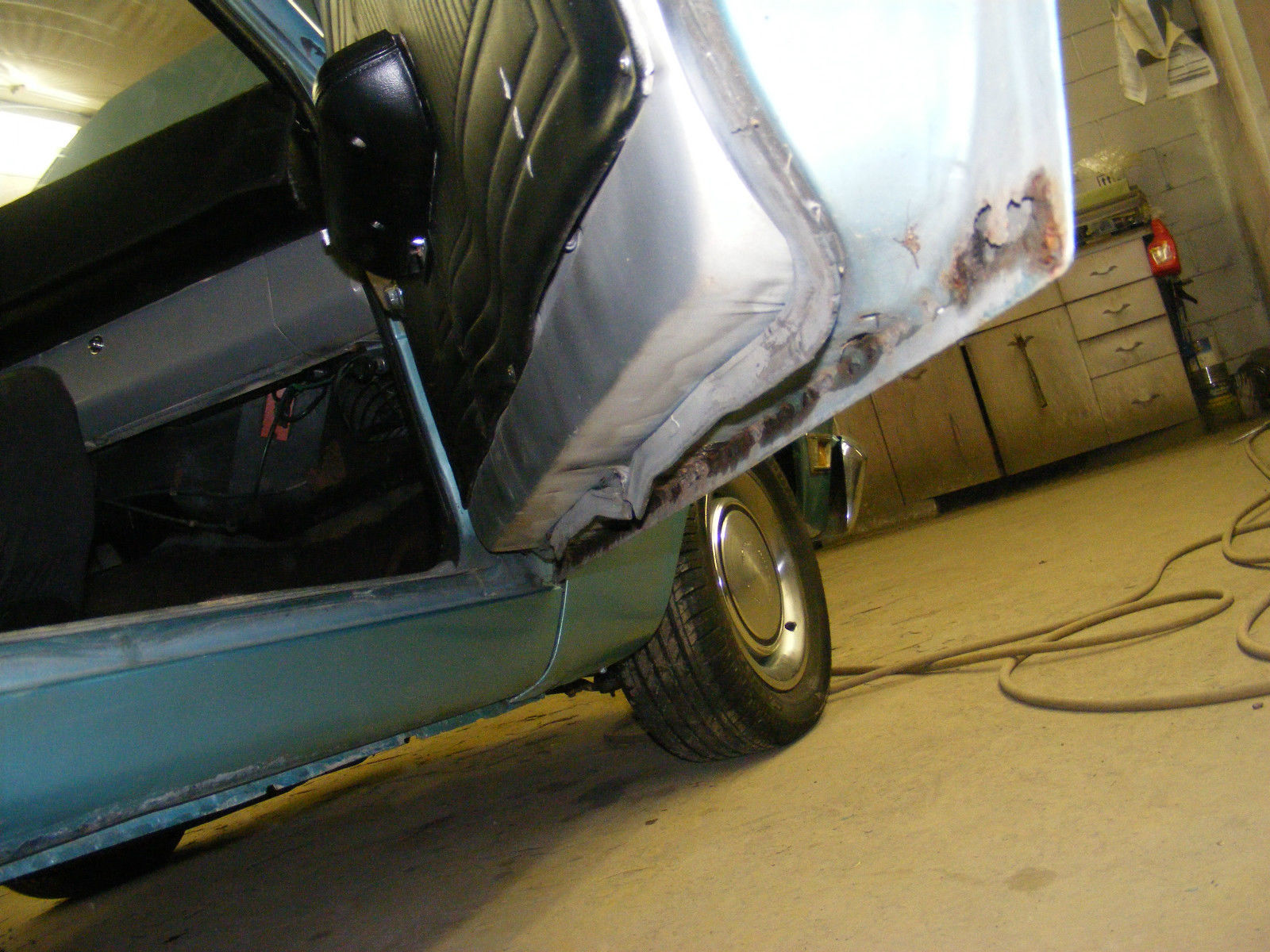 1968 Teal Ford Falcon Coupe