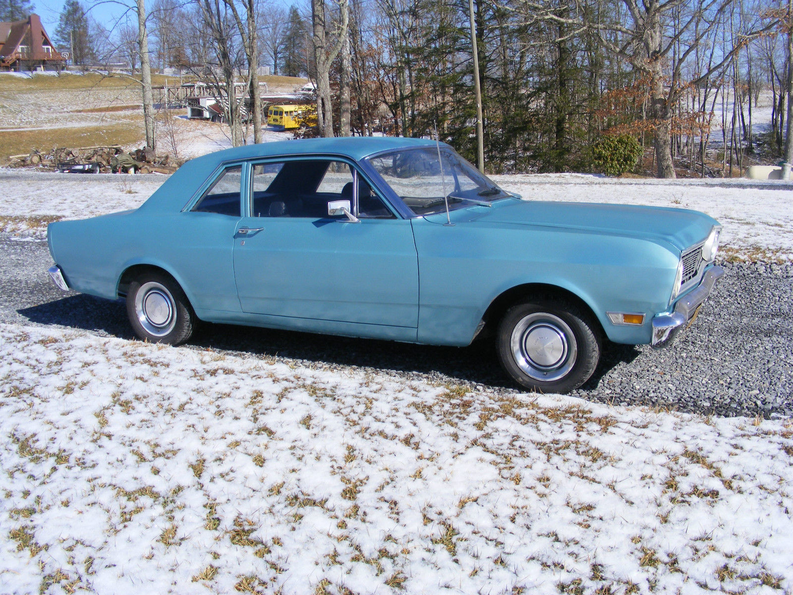 1968 Teal Ford Falcon Coupe