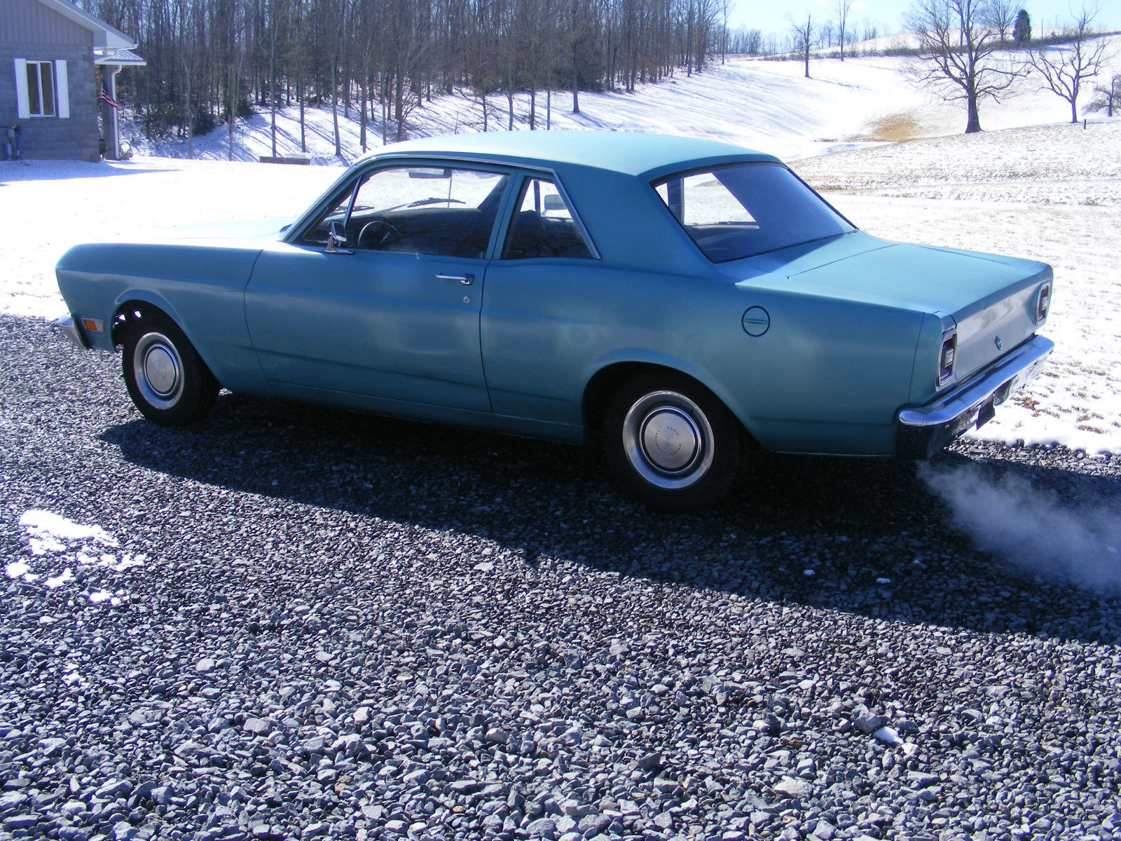 1968 Teal Ford Falcon Coupe