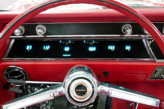 1966 Red Chevrolet Chevelle Convertible