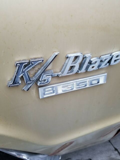 1970 Gold Chevrolet Blazer