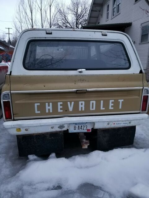 1970 Gold Chevrolet Blazer