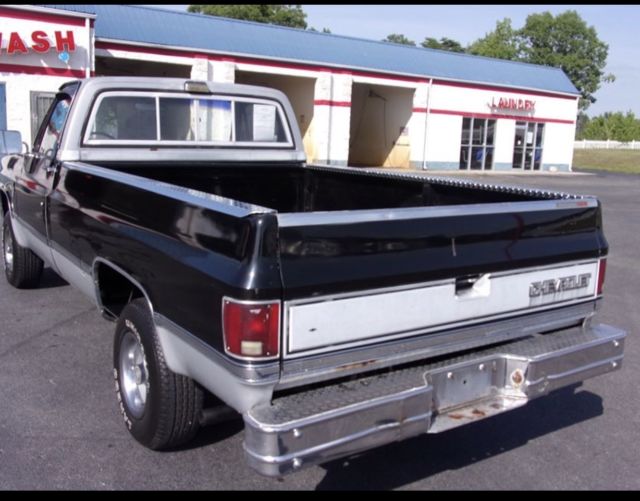 1983 Black Chevrolet C/K Pickup 1500 Standard Cab Pickup
