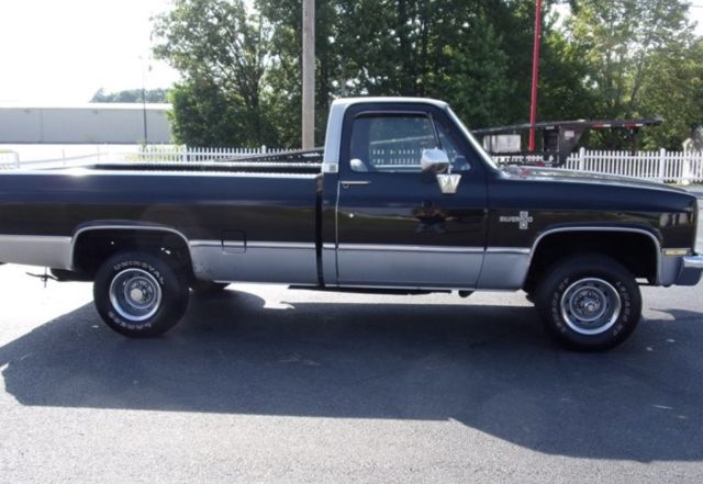 1983 Black Chevrolet C/K Pickup 1500 Standard Cab Pickup