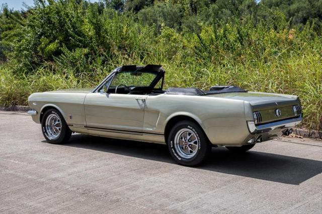 1965 Gold Ford Mustang Convertible
