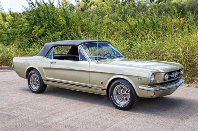 1965 Gold Ford Mustang Convertible