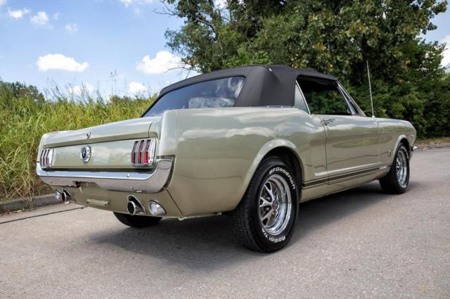 1965 Gold Ford Mustang Convertible