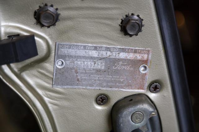 1965 Gold Ford Mustang Convertible