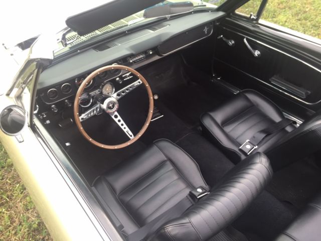 1965 Gold Ford Mustang Convertible