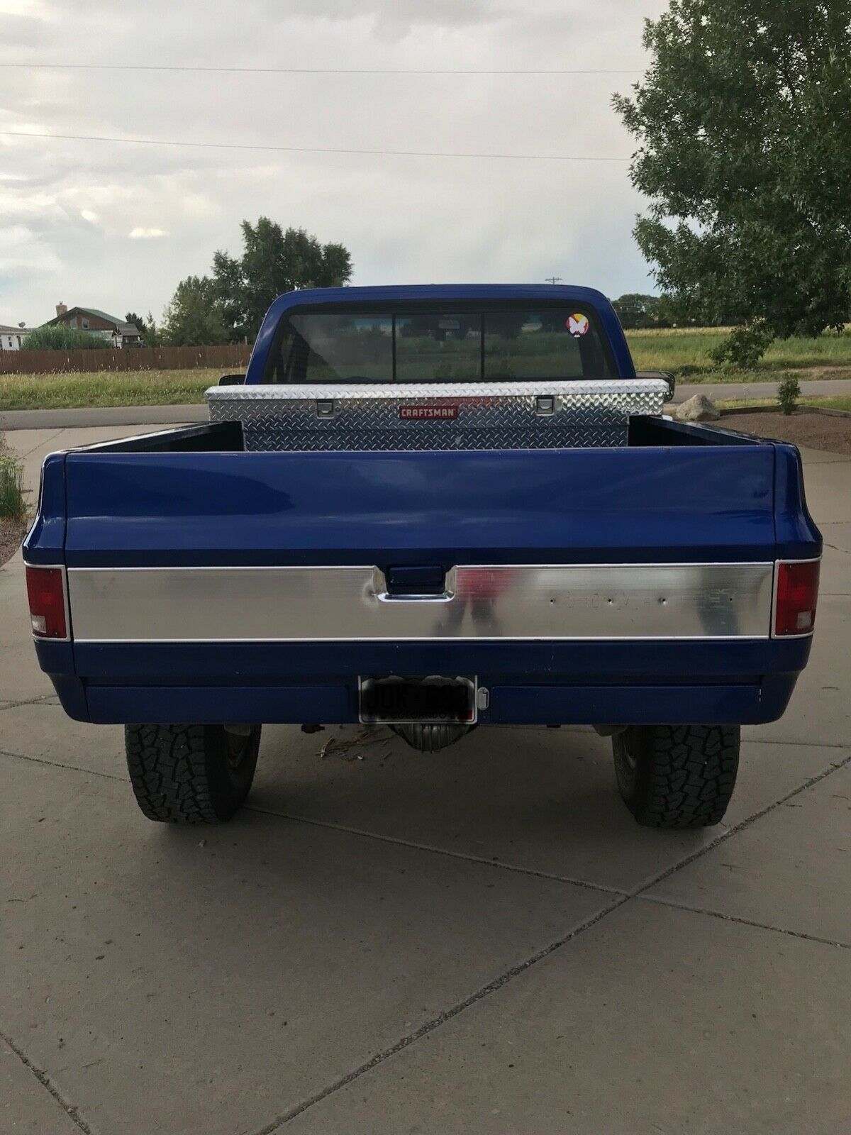 1986 Red Chevrolet C/K Pickup 1500 Cab & Chassis